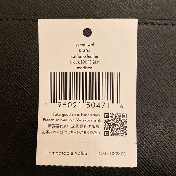 HOST PICK ✨ | Kate Spade | Large Black Leather Wallet - Picture 6 of 6